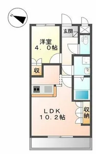 メゾンルミナス【103号室】の間取り