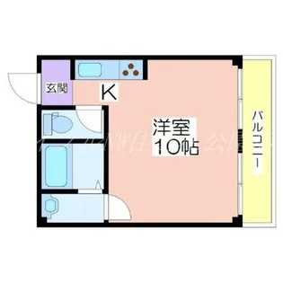 コットンライフMBS【203号室】の間取り