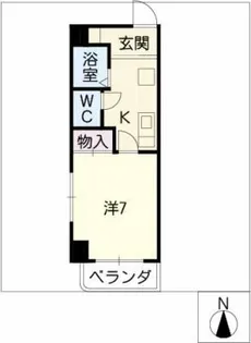 シャンフレ【1階】の間取り