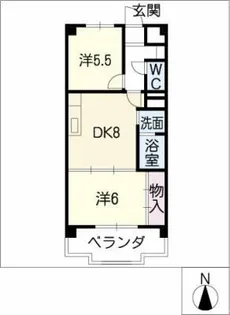 ソフィア東山【1階】の間取り