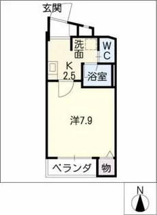 グランディア本山【3階】の間取り