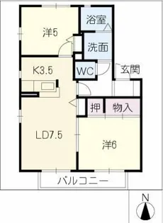 ファインA【2階】の間取り