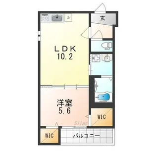 ポプラーレ狭山Ⅱ【2階】の間取り