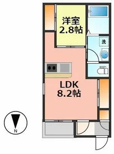 REGALEST浄心【2階】の間取り