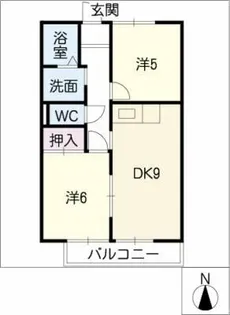 フォーシーズ【2階】の間取り