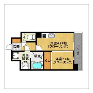 MODERN PALAZZO博多tres【6階】の間取り