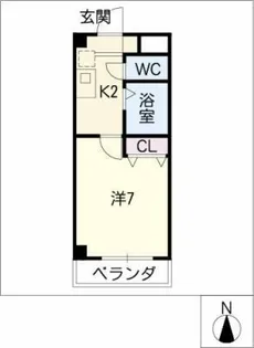 サン・ロマン八事【2階】の間取り
