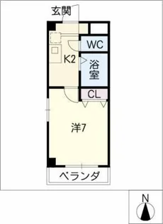 サン・ロマン八事【4階】の間取り