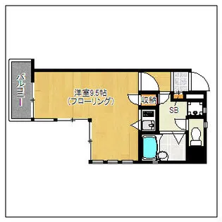 ダイナコート千代県庁口【8階】の間取り