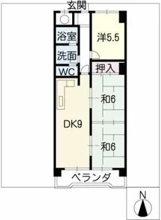 ラジョーヌ【1階】の間取り