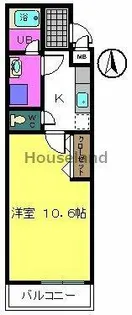ティエラハウス西小二里【103号室】の間取り