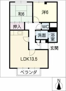 アドリーム一社【1階】の間取り