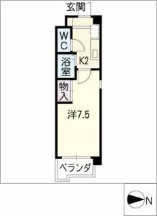 パーク神田【2階】の間取り