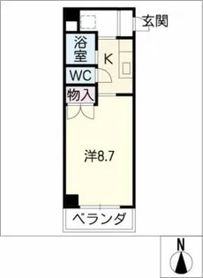 ラ・メゾンⅡ【3階】の間取り