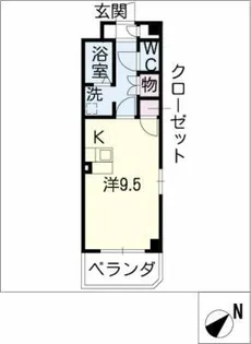 コンフォートメイワ【2階】の間取り