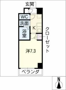 リビエ亀島【1階】の間取り