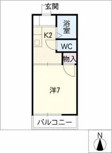 サン・ドエール【1階】の間取り