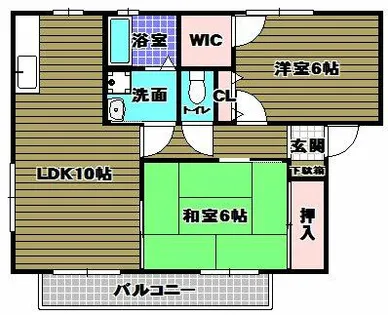 サンステート自由丘【2階】の間取り