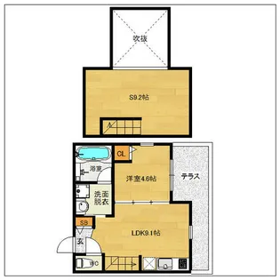 DreamStageBijou歯科大前(A棟)【101号室】の間取り
