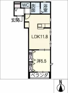 メゾン・リュミエール【4階】の間取り