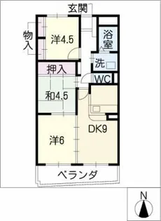 アスティオン【2階】の間取り