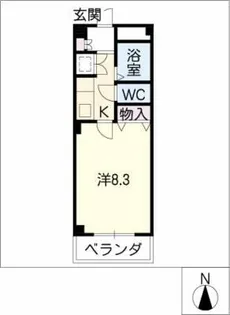 ラ・ロッシェル【3階】の間取り