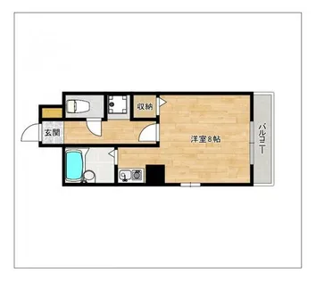 JGM平尾【2階】の間取り