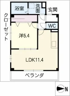 Coq Gasseau【2階】の間取り