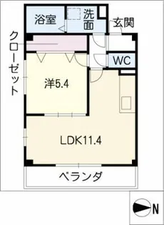 Coq Gasseau【2階】の間取り