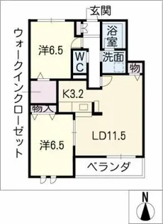 メゾン御器所【2階】の間取り