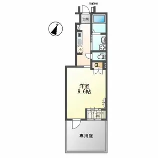 ベセルカ ビュー【1階】の間取り