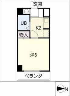 ヒビノハイツ【3階】の間取り