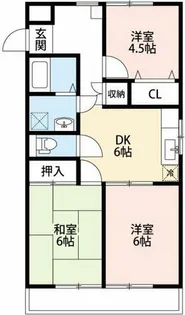 グリーンサイト【101号室】の間取り