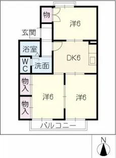 エクセルフォー【1階】の間取り