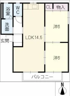 SOCIA KOSHIMIZU【2階】の間取り