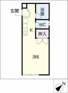 ファミールタカシ【1階】の間取り