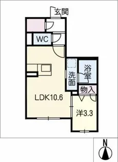 あこーる【1階】の間取り