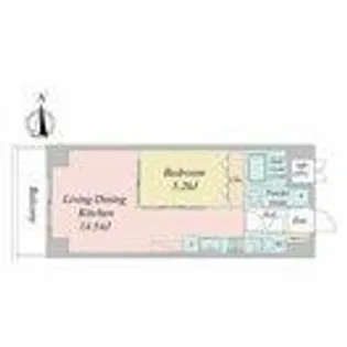 GRANDUKE正木【0302号室】の間取り