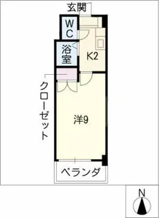 アムール今池【2階】の間取り
