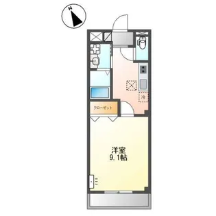 カーサ ミスミ【2階】の間取り