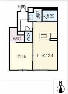 エバンジェリスト【1階】の間取り