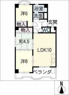 ボックスエイト【2階】の間取り