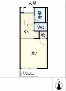 メゾンR&AⅢ【2階】の間取り