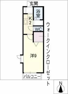 トミハイツ太閤【1階】の間取り