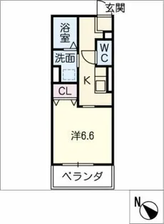 サンシャインヒルズ山之手【2階】の間取り