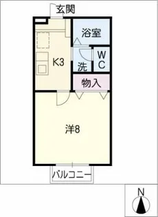 サンシガ【2階】の間取り