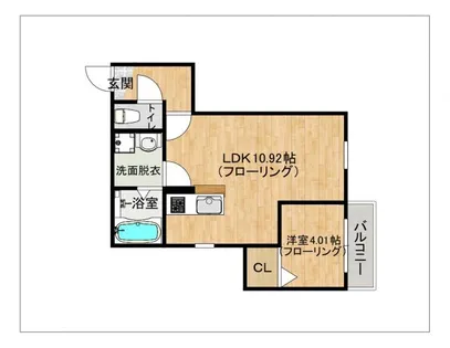 アールユー香住ヶ丘【103号室】の間取り