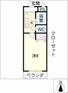 SEASIDE CITY【1階】の間取り