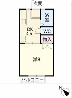 サンシティ南町A【1階】の間取り