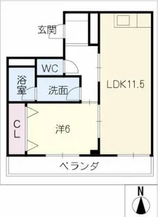 ファインアート川口【3階】の間取り